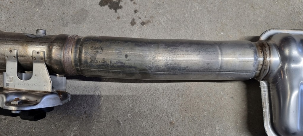 фото №8, Mercedes w247 h247 gla гаситель выхлоп kompletny a2474906202 a2474913900