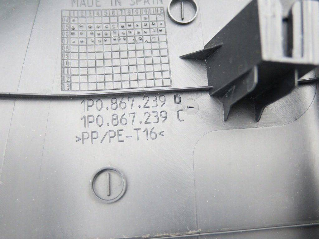 фото №9, Стойки b чёрные низ seat leon 2 ii 1p