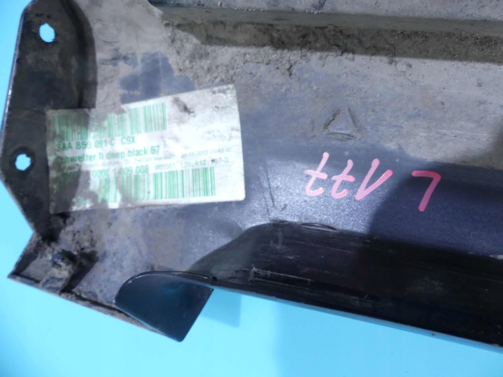 фото №11, Молдинг поріг ліва vw passat b7 sedan lc9x