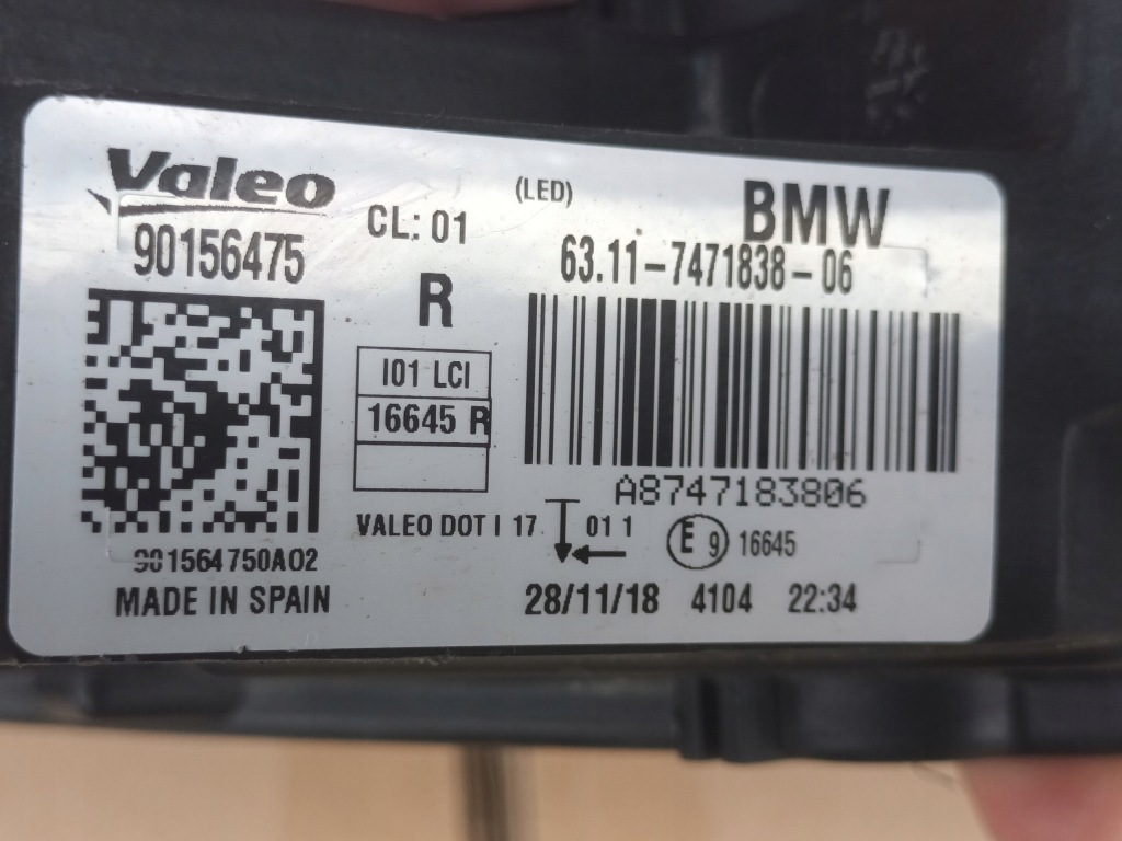 Противотуманная фара led правый перед bmw i3 drl Киев