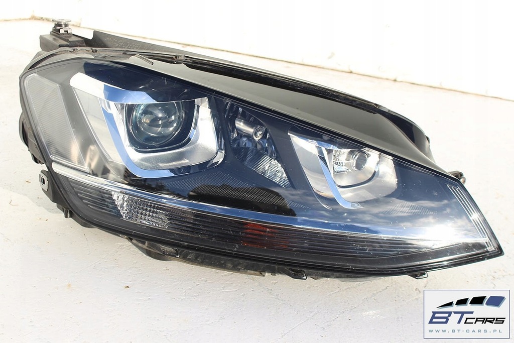 фото №7, Vw golf 7 vii перед капот крила бампер pas передній лампи підсилювач bł