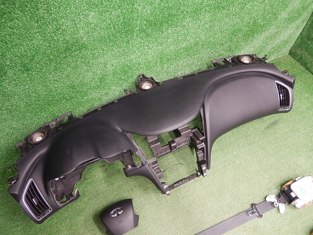 фото №2, Приборная панель консоль подушки безопасности ремни infiniti q50