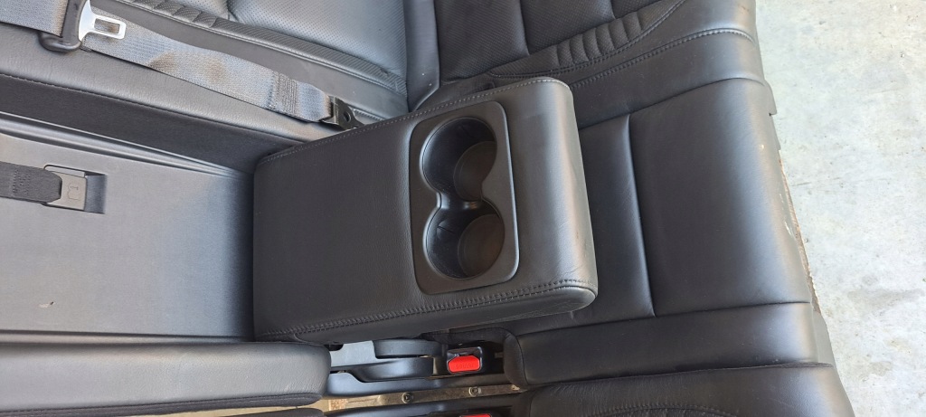 фото №4, Jeep grand cherokee trackhawk 16-21 заднє сидіння сидіння czarna шкіра