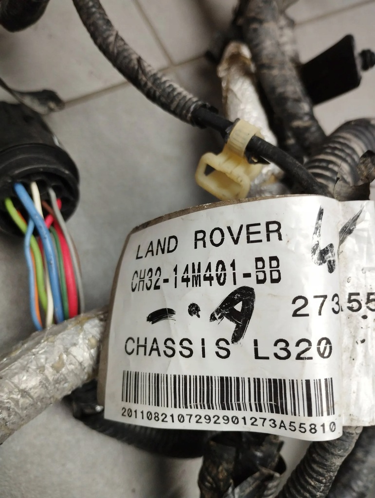 фото №1, Land rover range rover sport l320 жгут электропроводка ch3214h401bb
