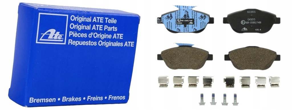 фото №1, Ate 13.0460-3855.2 набор тормозных колодок тормозных, тормоза дисковые