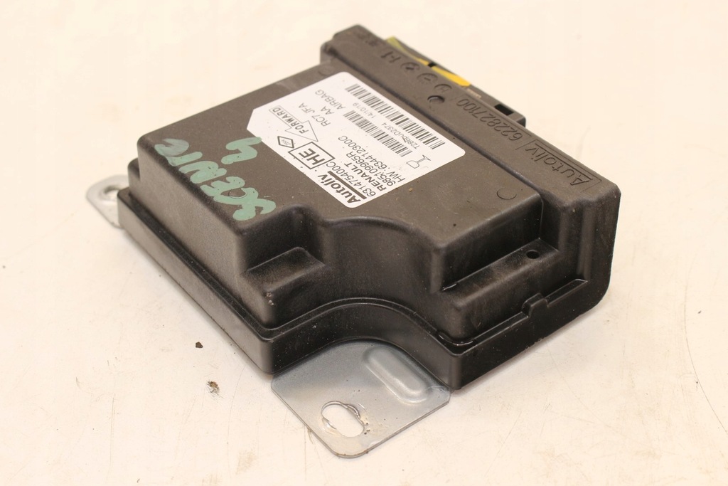 фото №4, Модуль датчик подушка безпеки 985109965r renault scenic iv спрацьований