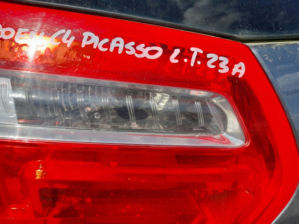 фото №5, Citroen c4 picasso лампа левый задняя левая задняя крышка багажника