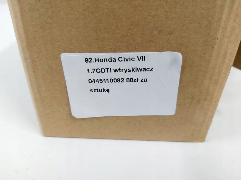 фото №7, Honda civic 7 vii 1.7 cdti форсунка инжектор топлива 0445110082