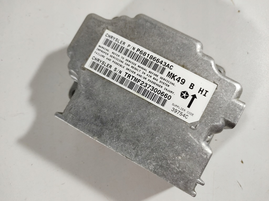 фото №7, Jeep compass 13- модуль датчик подушка безпеки p68186643ac