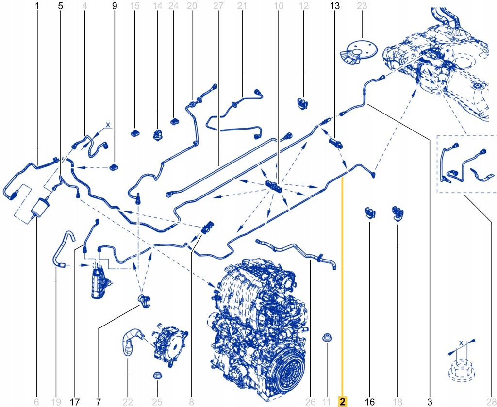 фото №13, Шланг топлива dacia duster ii 1.3 tce 164460654r