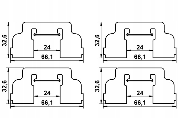 фото №2, Набір монтажний гальмівних колодок перед dacia logan logan mcv sandero renault
