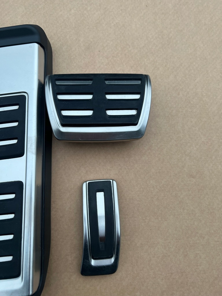 фото №8, Audi q7 sq7 4m q8 4m8 оригінальні накладки na педалі хром