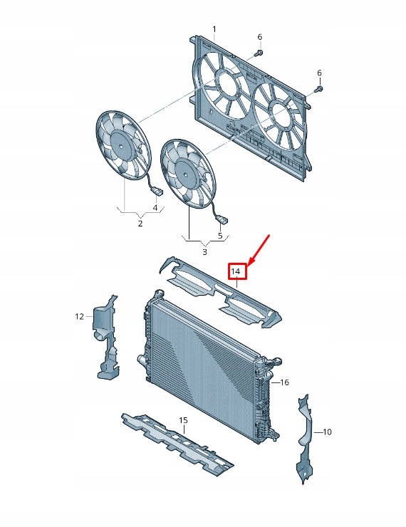 фото №1, Audi q8 4m upper радиатор support air воздуховод 4m8121285h original