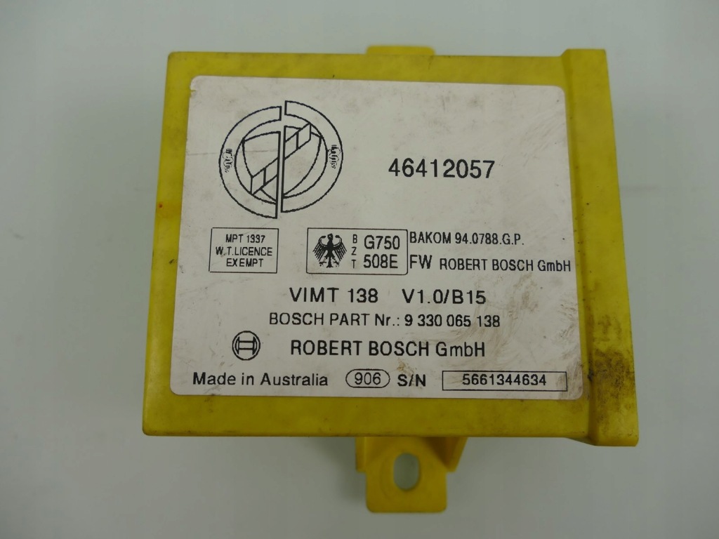 фото №1, Lancia kappa 3.0 v6 блок керування модуль бортовий комп'ютер