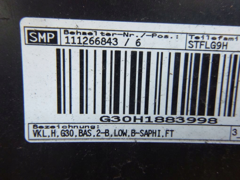 фото №8, Bmw 5 g30 sedan бампер задній