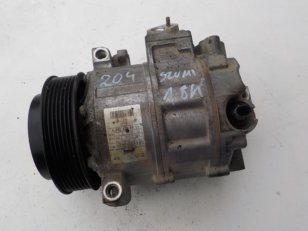 фото №1, Mercedes w204 1.8 компрессор компрессор кондиционера a0022304911