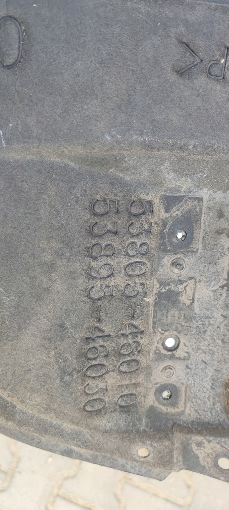 фото №4, Подкрылок lexus rz450e rz 450 e правое передние 53805-46010