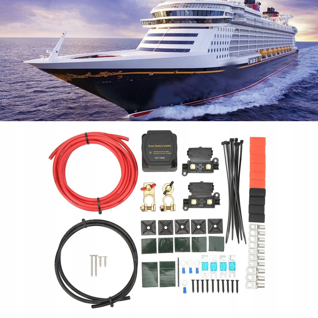 фото №9, Изолятор сепаратор двойного аккумулятора 12v 140a