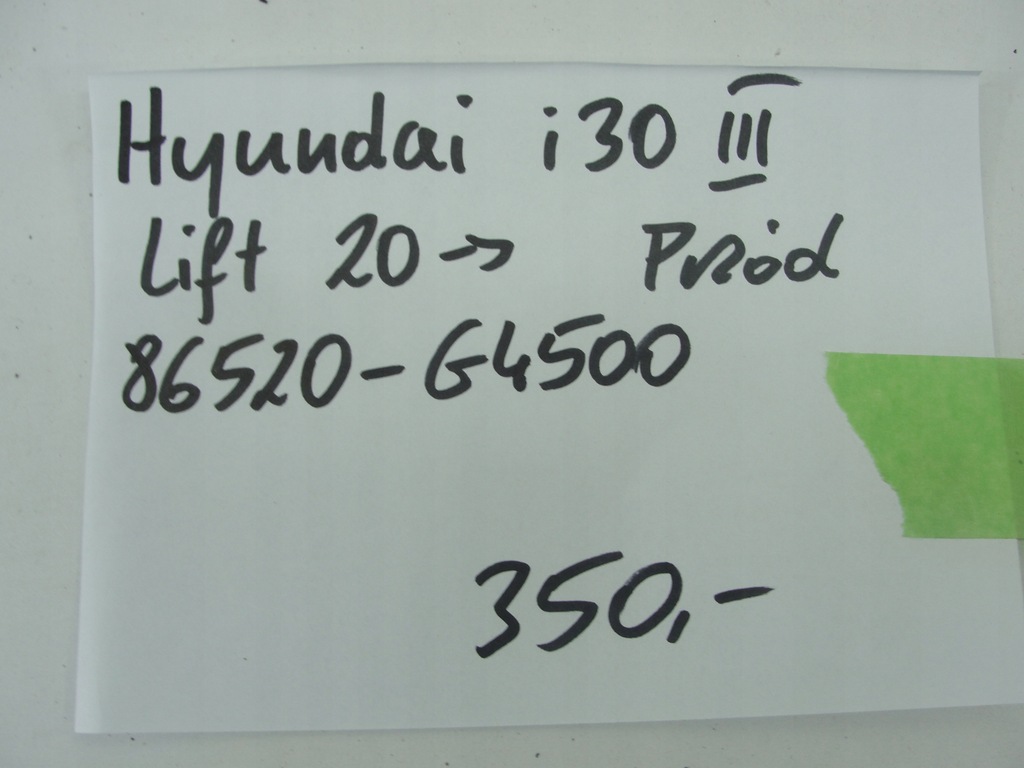 фото №11, Абсорбер перед hyundai i30 iii lift 2020- 86520-g4500