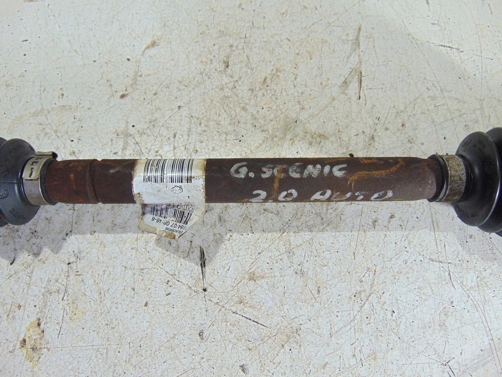 фото №3, Приводной вал левая автоматическая коробка передач renault scenic ii 2.0