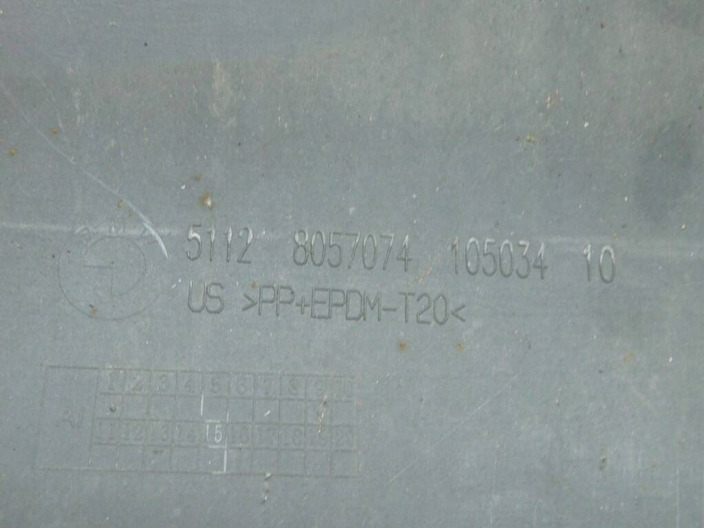 фото №10, Bmw x6 f16 m50d дифузор спойлер бампера 8057074