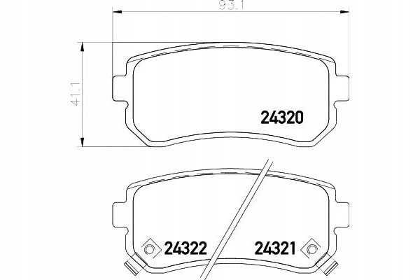 фото №16, Гальмівна колодка гальмівний kpl.