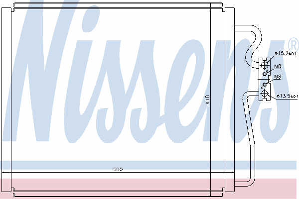 фото №15, Конденсатор nissens 64538378439 8378439