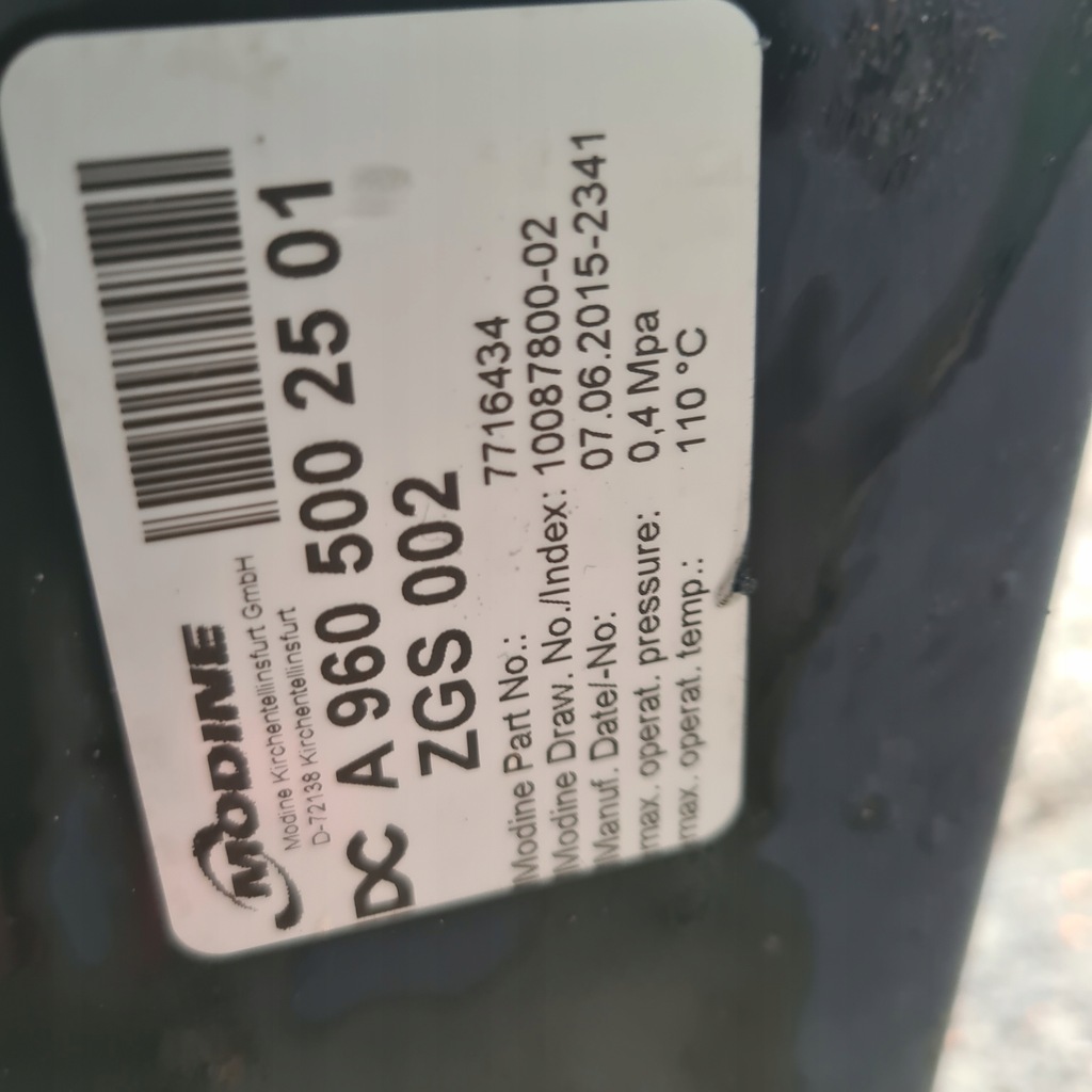 фото №11, Mercedes actros mp 4 комплект радіатор радіатор a9605000303