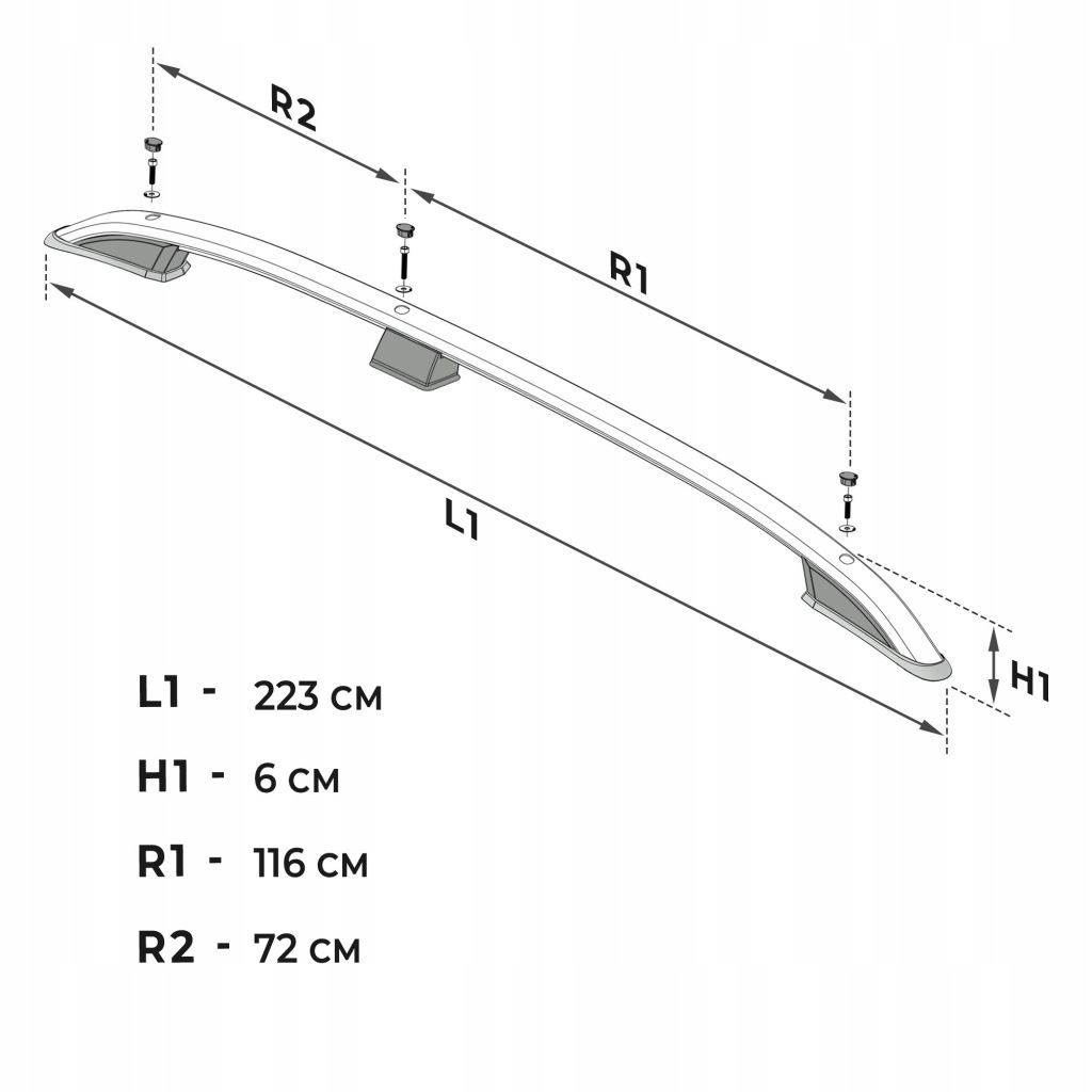 фото №8, Рейлинги кровельные багажник do toyota proace i mdx | g9 2013-2015 long | длинный