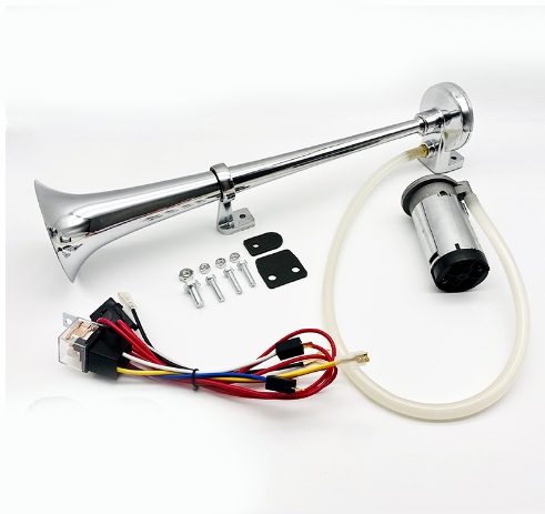 фото №1, Клаксон jak tir сигнал с kompresorem 12v głośna