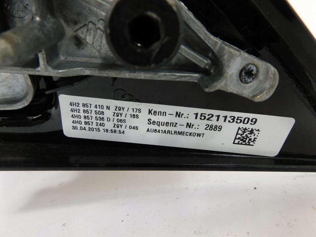 фото №10, Audi a8 d4 4h дзеркало праве lz9y 14+2 pin