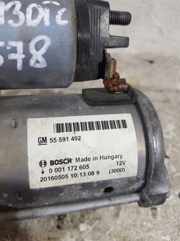 Стартер 55591492 opel corsa e fiorino doblo 1.3 cdti b13dte e6 Зі Шроту