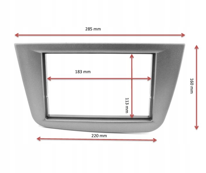 фото №2, Рамка радио 2 din seat altea xl toledo 3 61652