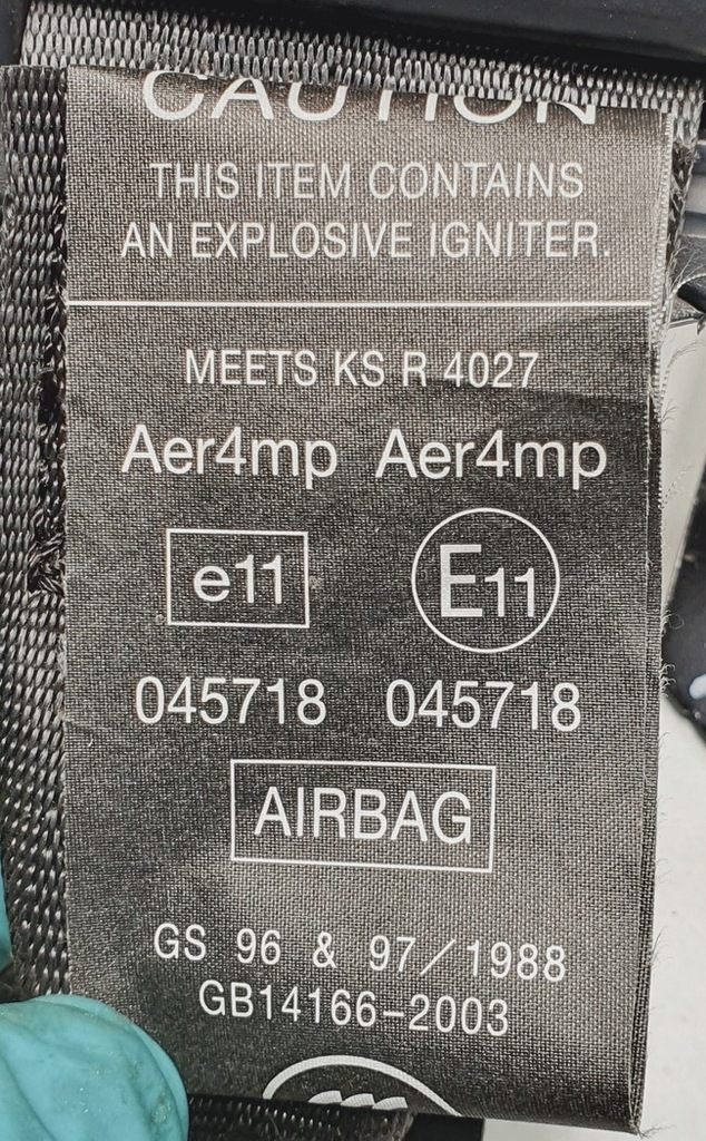 фото №3, Pas натяжитель правый перед hyundai genesis coupe eu