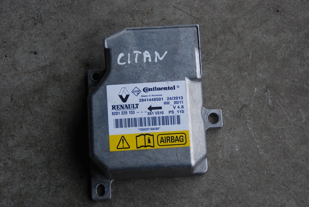 фото №1, Датчик подушок renault kangoo citan 8201229153