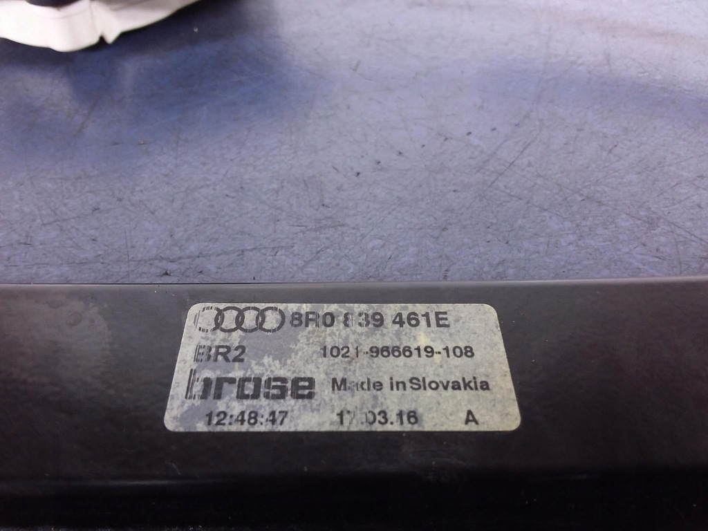 фото №4, Audi q5 8r подъемник стекло задняя левый 8r0839461e