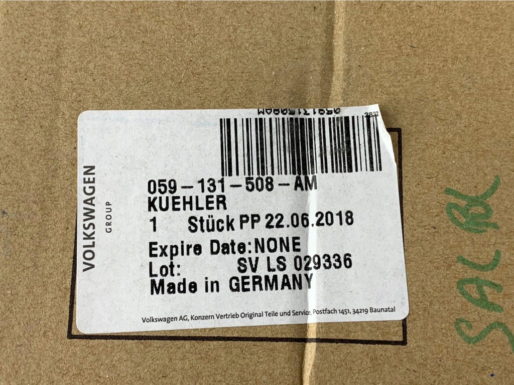 Радиатор выхлопных газов 059131508am 3.0 tdi audi q7 q8 Цена