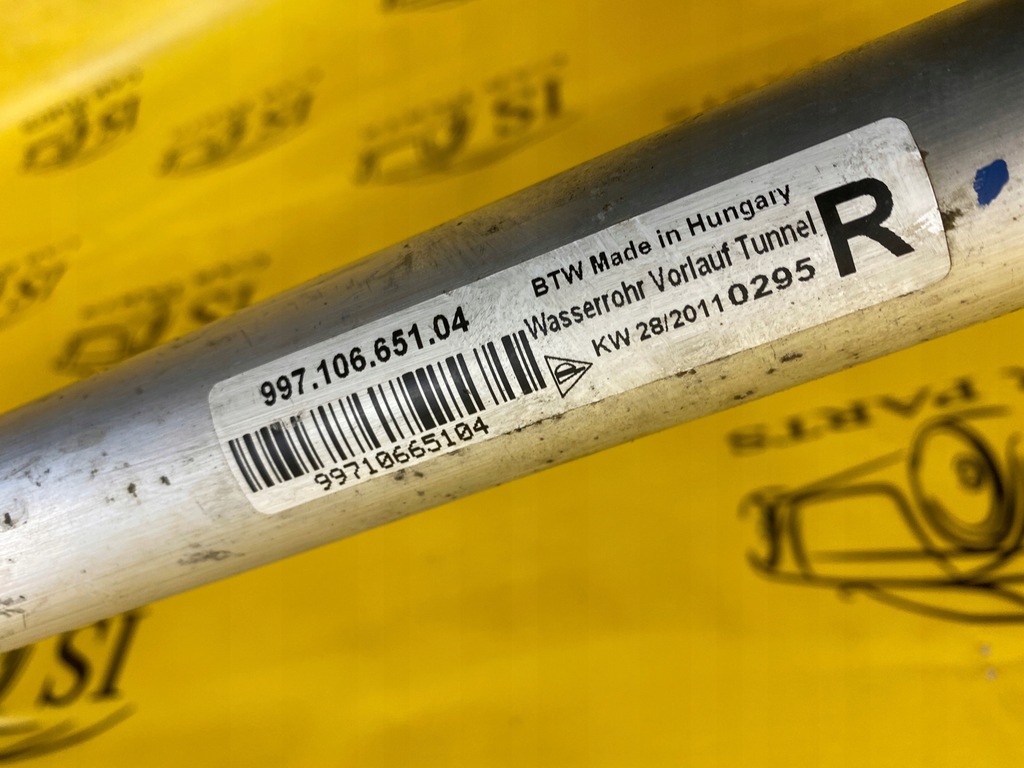 фото №5, Шланг труба wąż wody porsche 911 997 3.8 gts