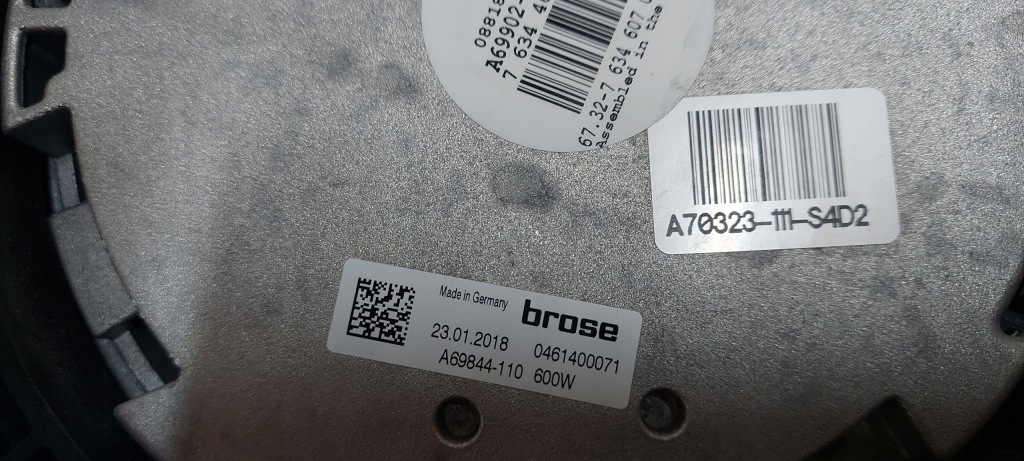 Bmw x5 f15 x6 f16 вентилятор радіатора 600w оригінал Київ