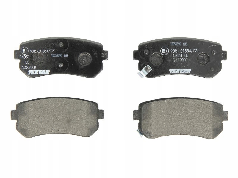 фото №1, Гальмівні колодки гальмівні задня textar 2432001