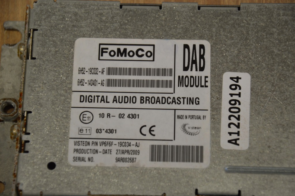 фото №3, Модуль блок керування радіо jaguar xf x250