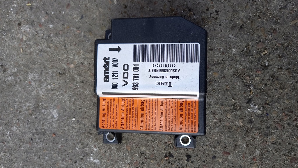 фото №1, Датчик air bag 0001211v007 smart fortwo 0.6