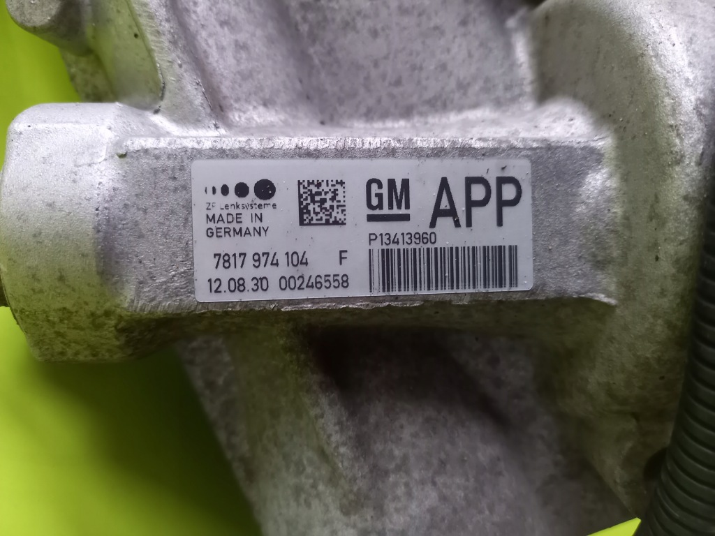 Рейка рульова європа 13413960 opel zafira c 12r Зі Шроту