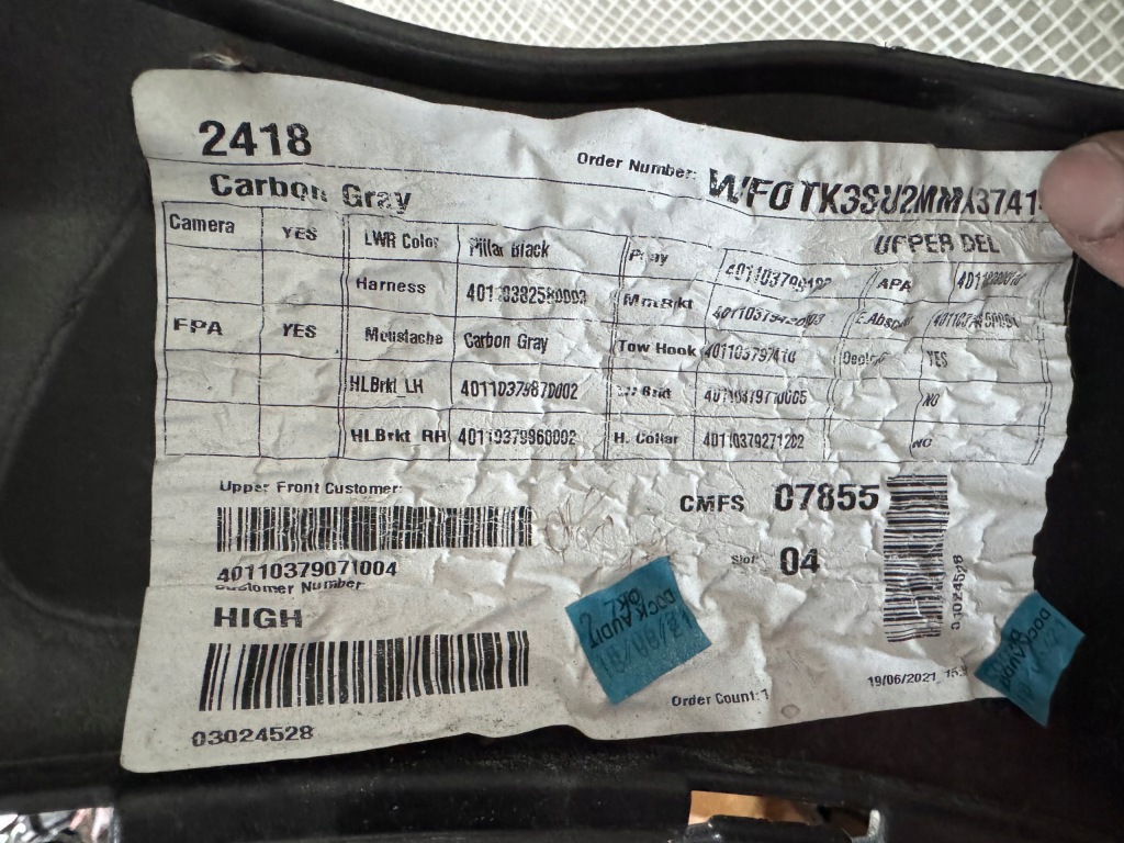 фото №7, Ford mustang mach-e бампер передний