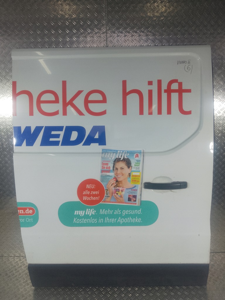 фото №1, Trafic iii vivaro 15- двері бічний зсувні праве