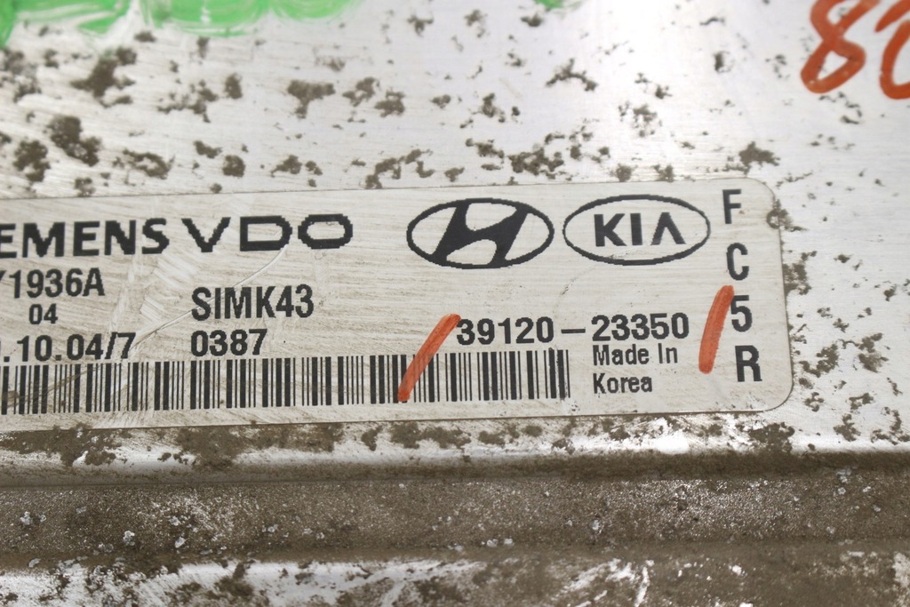 фото №9, Блок керування бортовий комп'ютер 39120-23350 carens ii 2.0 b