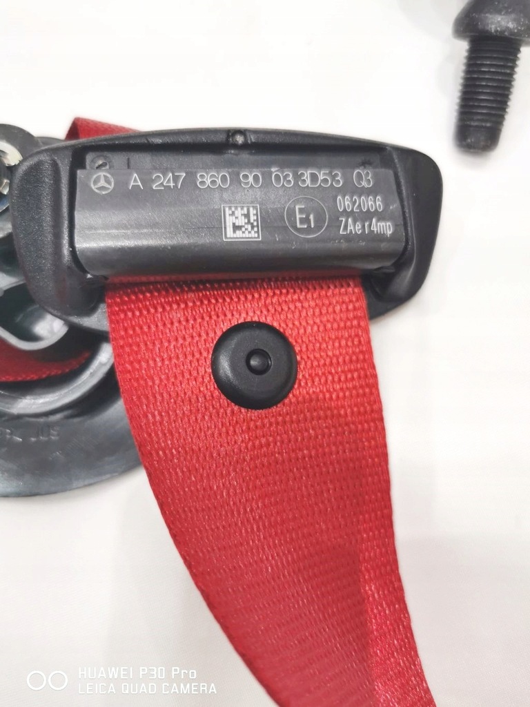 фото №6, Mercedes b klasa w247 / glb gla h247 передний левый pas с доводчик красный