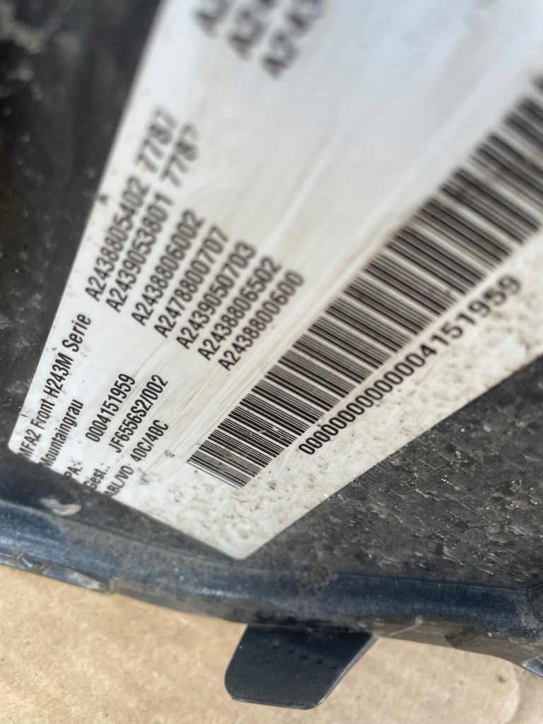 фото №6, Mercedes eqa w243 передній бампер перед a2438805402