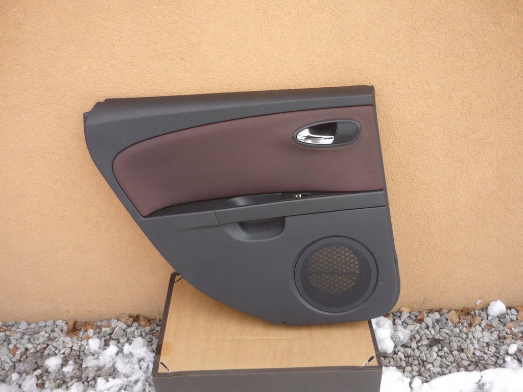 фото №1, Обшивка обивка дверь левый задняя seat leon ii хороший bordowy