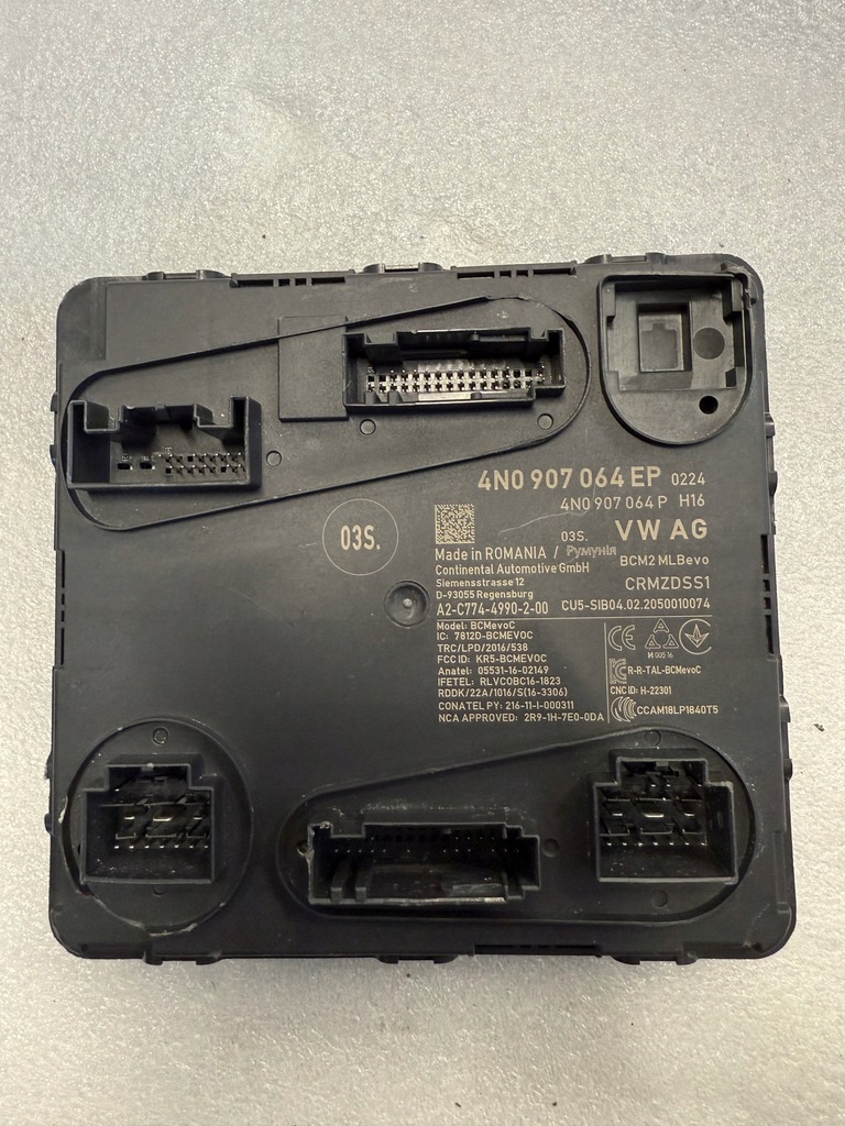 фото №1, 4n0907064ep audi vw модуль комфорта....